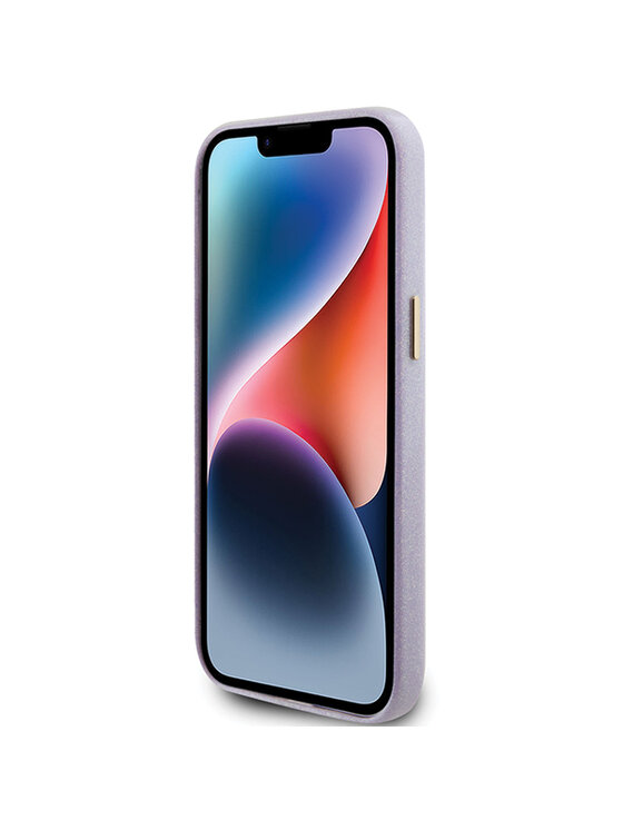 Guess Guess Etui na telefon iPhone 15 Pro Fioletowy