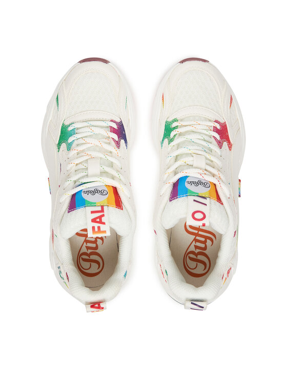 Buffalo Buffalo Sneakersy 1636671 Bílá