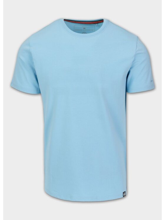 PITBULL PITBULL T-Shirt MINIMAL Niebieski jasny Regular Fit