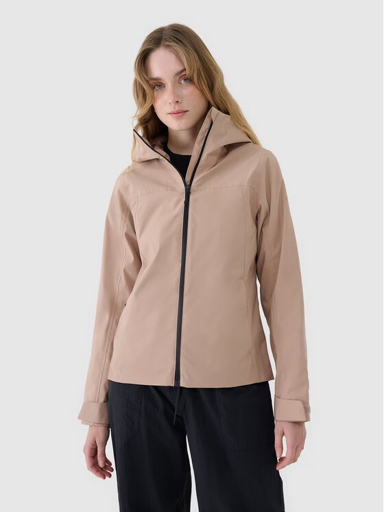 4F 4F Prechodná bunda 4FWSS25TTJAF702-83S Hnedá Regular Fit