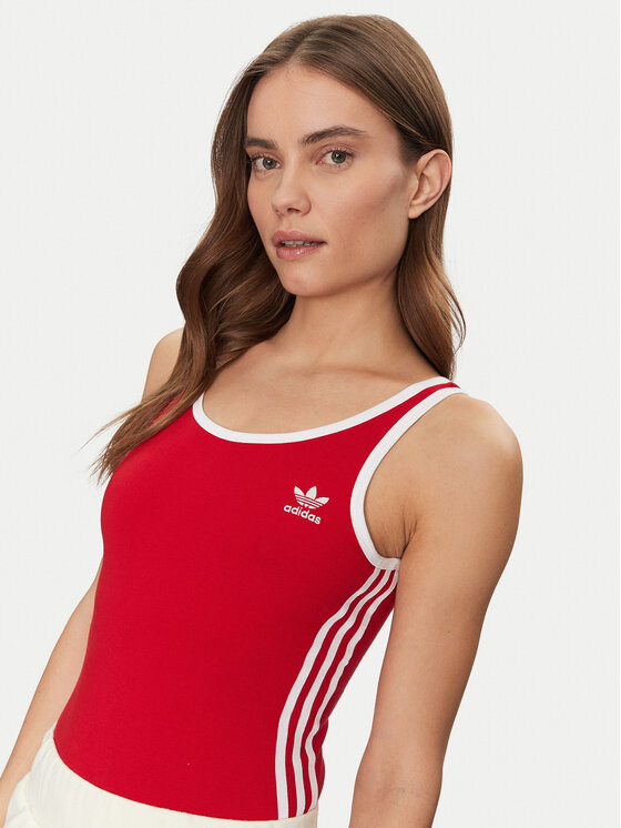adidas adidas Bodi adicolor 3-Stripes JD4632 Crvena Slim Fit