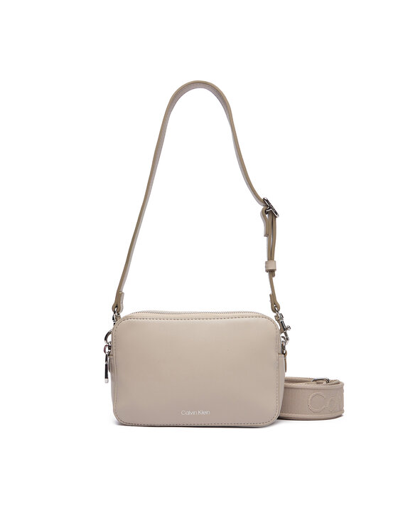 Calvin Klein Calvin Klein Táska Webbing Double Strap Camera Bag LV04F3165G Bézs