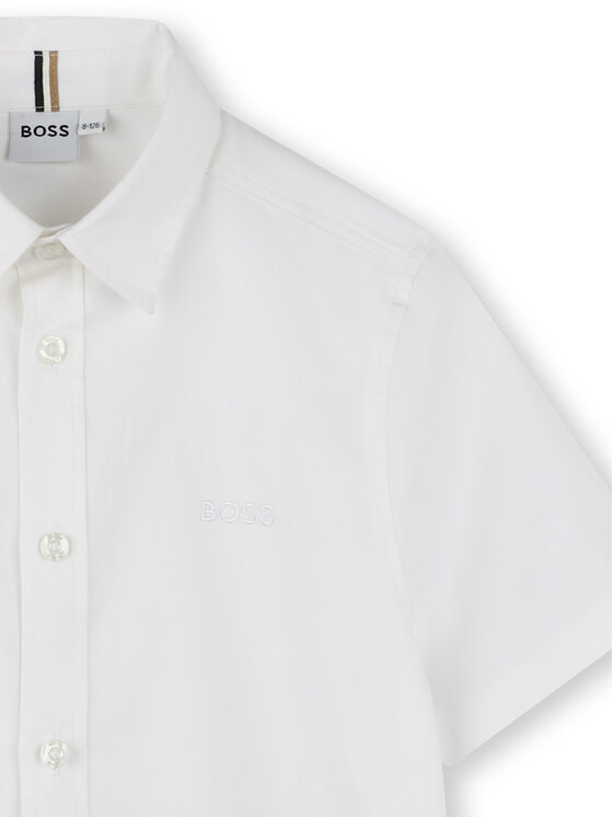 BOSS BOSS Koszula J52001 D Biały Regular Fit