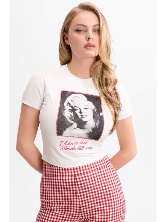 Guess Guess T-Shirt 182713 Λευκό Classic Fit
