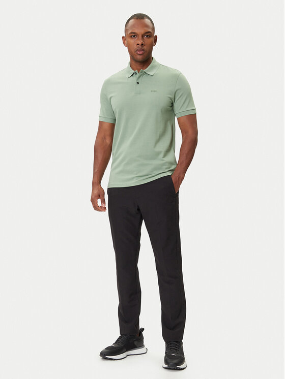BOSS BOSS Polo Pallas 50468362 Zielony Regular Fit