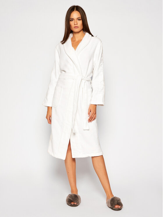 Calvin Klein Underwear Halāts Robe 000EW1159E Balts