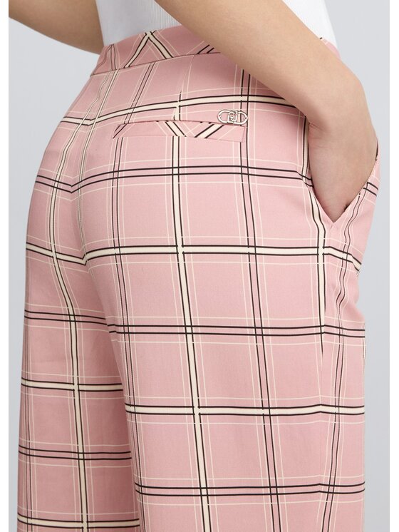 Liu Jo Liu Jo Pantaloni di tessuto WA5127T2627M9492 Rosa Regular Fit