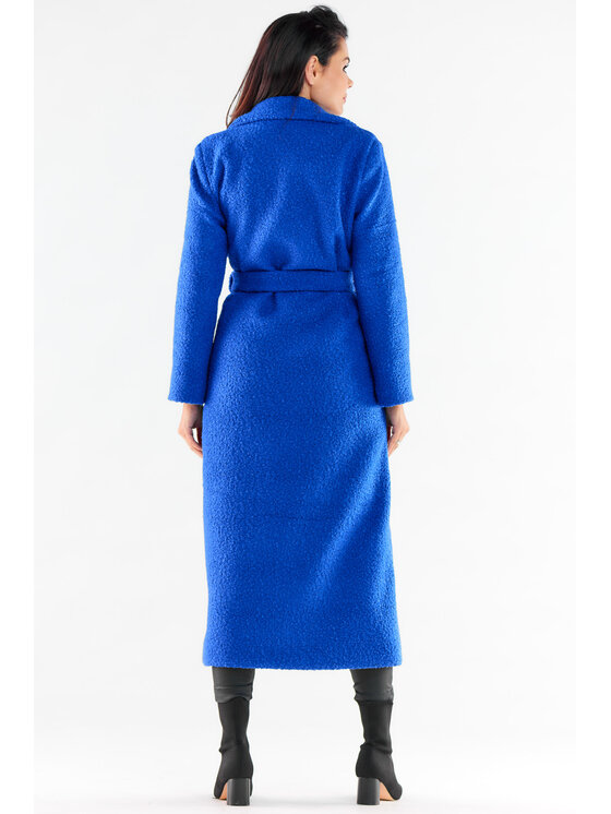 Awama Awama Cappotto A547 Blu Basic Fit