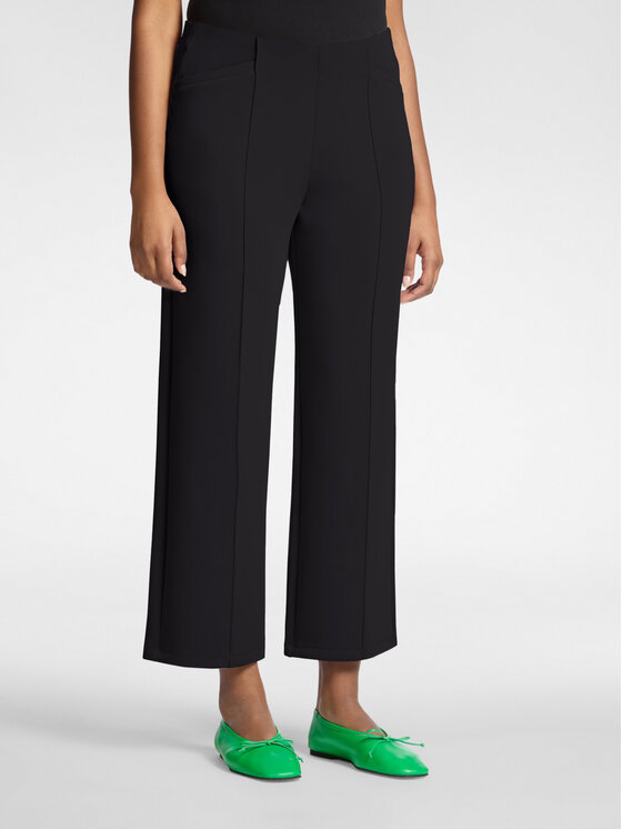 Elena Mirò Elena Mirò Spodnie materiałowe P824Z000155N033 Czarny Regular Fit