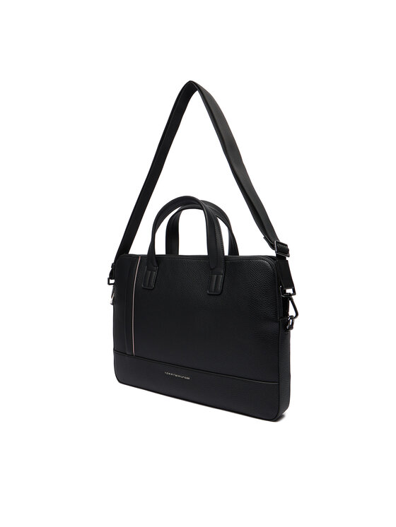 Tommy Hilfiger Tommy Hilfiger Laptoptasche Th Central Slim Computer Bag AM0AM13631 Schwarz
