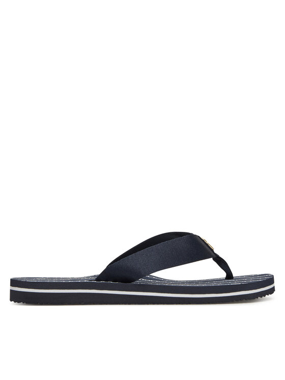 Tommy Hilfiger Tommy Hilfiger Čības uz pirksta Th Chain Print FW0FW08514 Tumši zils