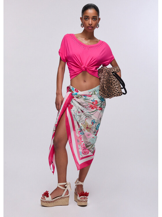 Liu Jo Liu Jo T-shirt VA6165JS36082043 Rosa