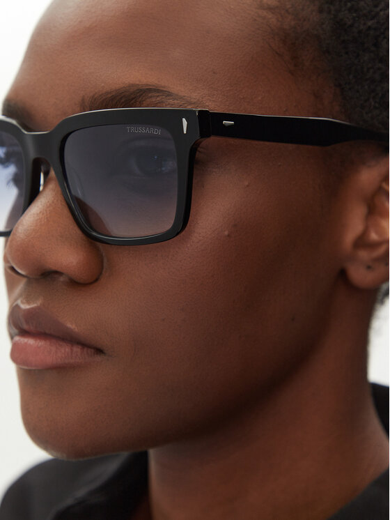 Trussardi Trussardi Okulary przeciwsłoneczne TSM9064 Czarny