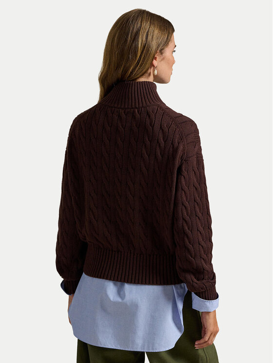 Polo Ralph Lauren Polo Ralph Lauren Sveter 211963467505 Hnedá Relaxed Fit