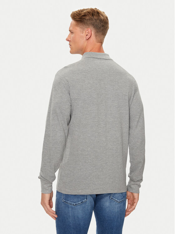Brave Soul Brave Soul Polo MLT-412KLAY Szary Regular Fit
