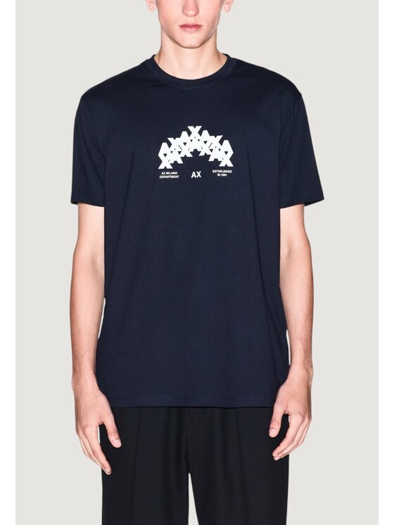 Armani Exchange Armani Exchange T-shirt XM001909 AF10362 Blu Casual Fit