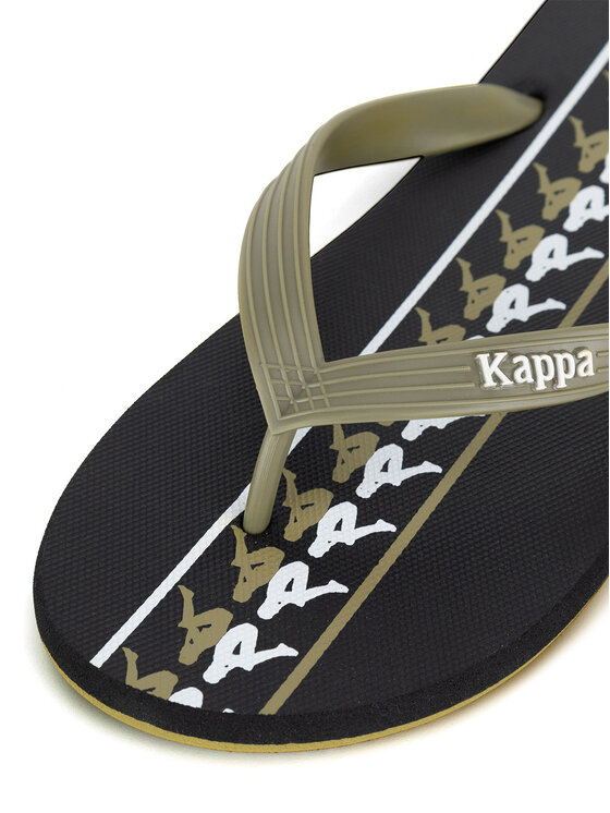 Kappa Kappa Σαγιονάρες 371G1LW Green Military - Black - White Έγχρωμο