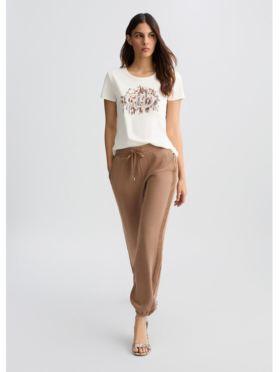 Liu Jo Liu Jo T-shirt TA5173JS003M9514 Bianco Regular Fit