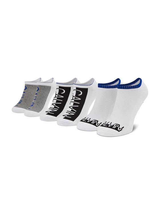 Calvin Klein Jeans Set di 3 paia di calzini corti da uomo 100003001 Bianco  • Modivo.it