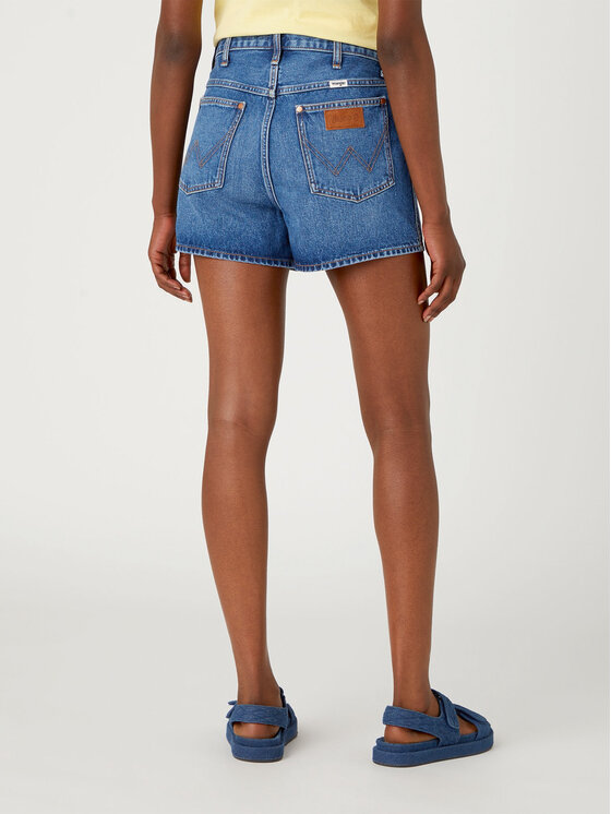 Wrangler Wrangler Pantaloncini di jeans Festival W25J7316O 112332441 Blu Regular Fit