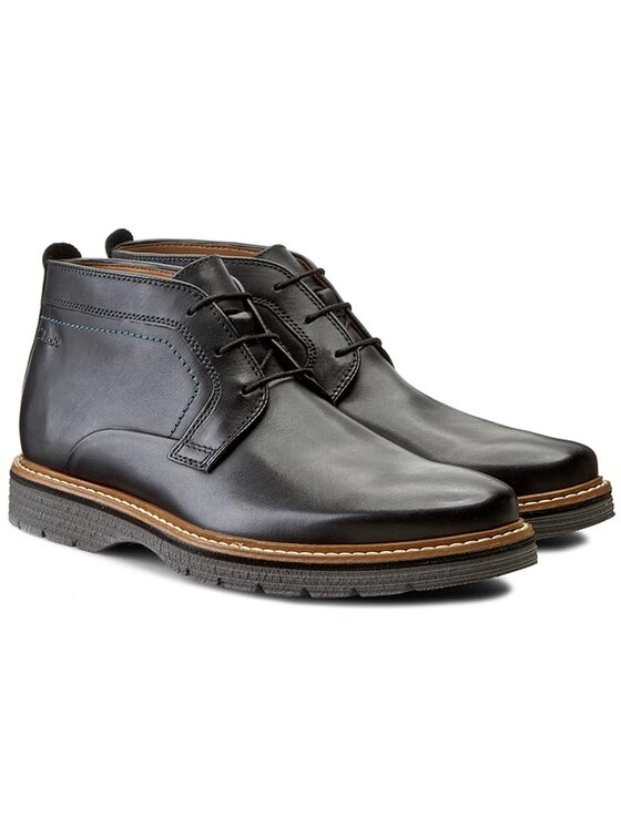 Clarks Trzewiki Newkirk Top 261122097 Czarny Modivo.pl