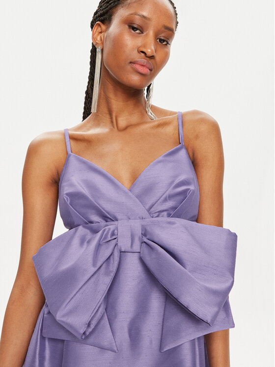 Fracomina Fracomina Coctailkleid FQ24SD1005W71101 Violett Regular Fit