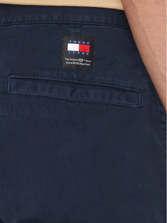 Tommy Jeans Tommy Jeans Pantaloni di tessuto Austin DM0DM19489 Blu scuro Regular Fit