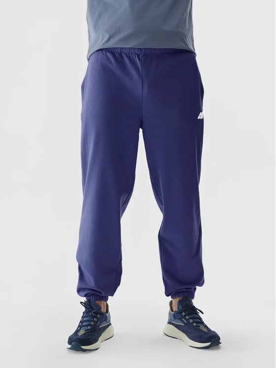 4F 4F Pantaloni da tuta 4FWAW24TTROM1277-31S Blu scuro Regular Fit