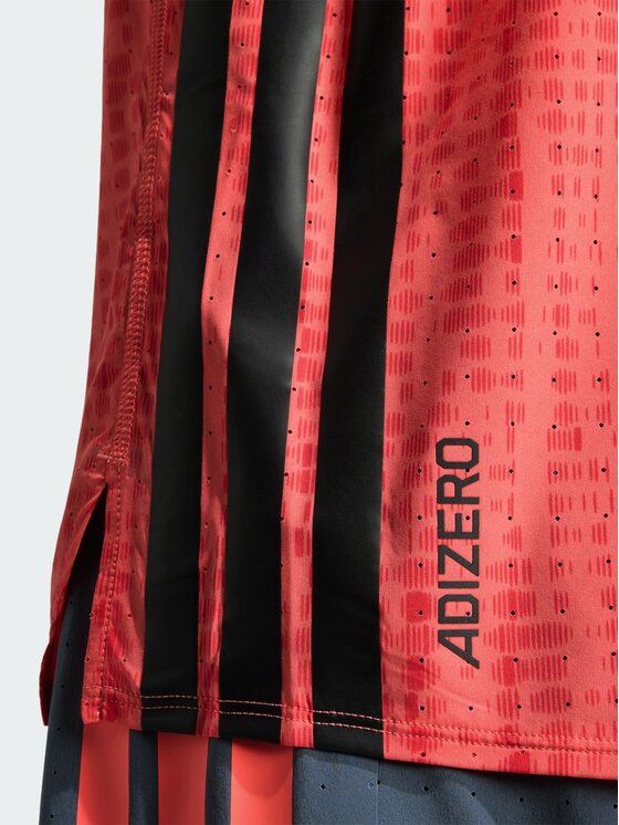 adidas adidas Tank top Adizero Running Różowy Slim Fit