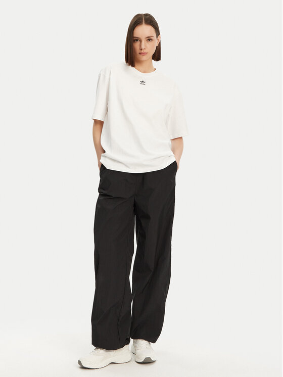 adidas adidas Тишърт Essentials Boyfriend JC8967 Бял Oversize