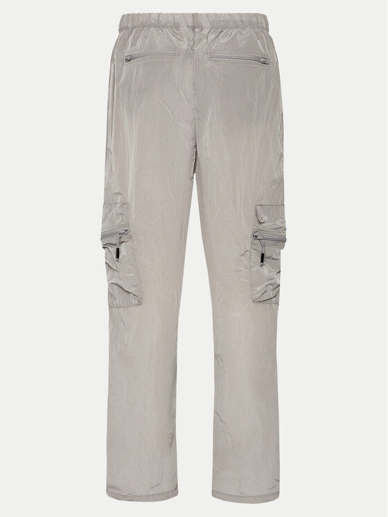 Rains Rains Bavlnené nohavice Kano Pants Regular 19200 Sivá Regular Fit