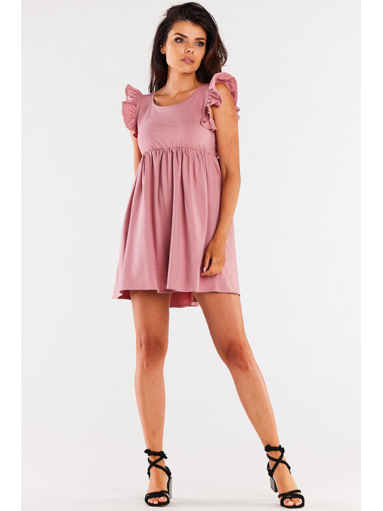 Infinite You Infinite You Sukienka letnia M297 Różowy Basic Fit