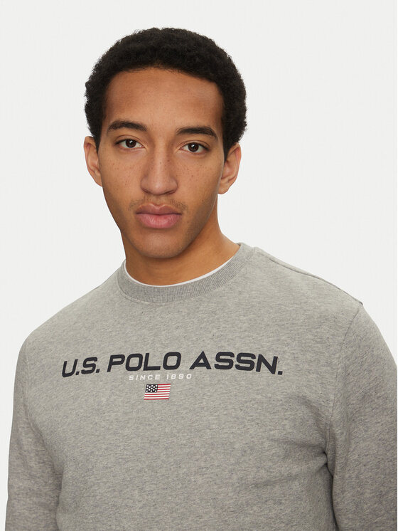 U.S. Polo Assn. U.S. Polo Assn. Μπλούζα MUP1645 Γκρι Regular Fit