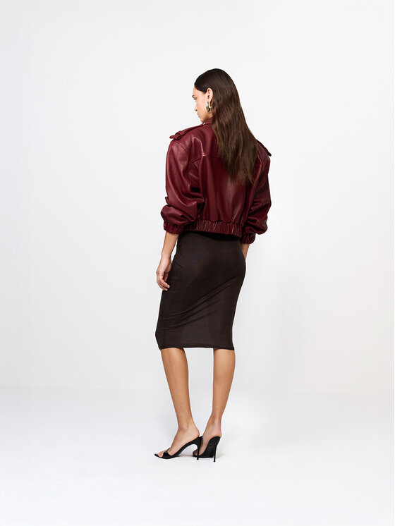 La Mania La Mania Gonna midi EMILEE Marrone Basic Fit