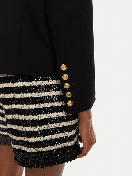 Balmain Balmain Sakoi DF1SI530ME54 Crna Regular Fit
