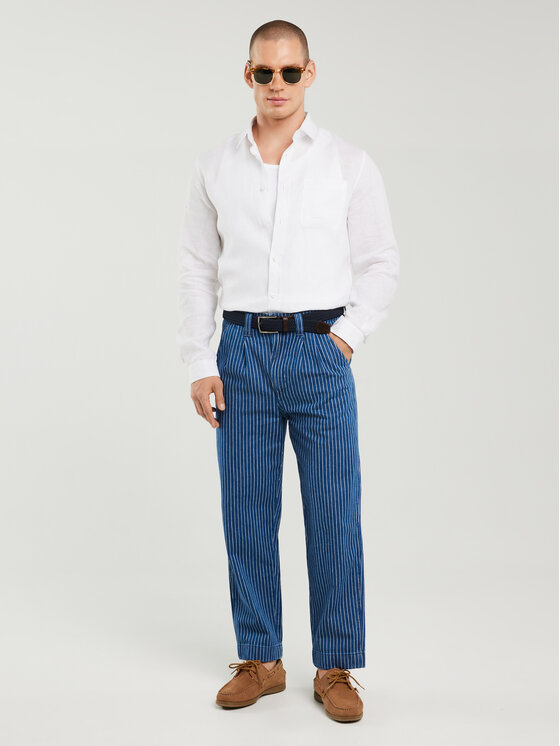 BIG STAR BIG STAR Jeansy TEMIR Granatowy Loose Fit