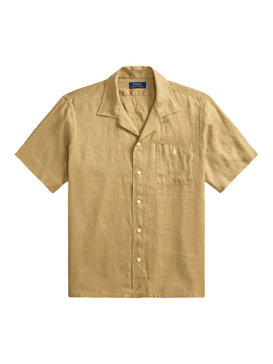 Polo Ralph Lauren Polo Ralph Lauren Košile 710966421502 Tmavě béžová Regular Fit