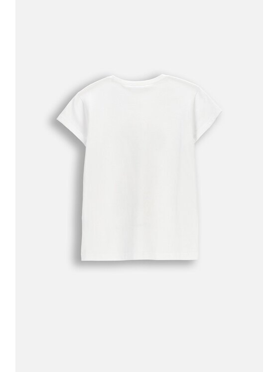 Coccodrillo Coccodrillo T-Shirt WC6143204VGA-001 Biały Regular Fit