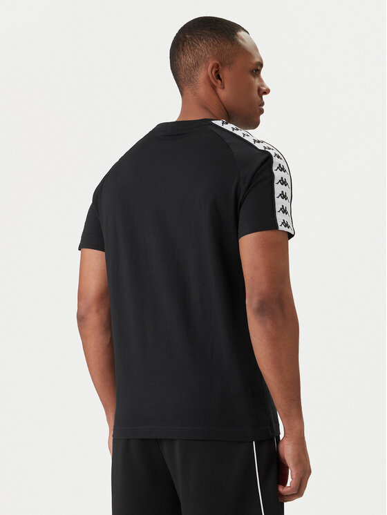 Kappa Kappa T-krekls 303UV10 Melns Slim Fit