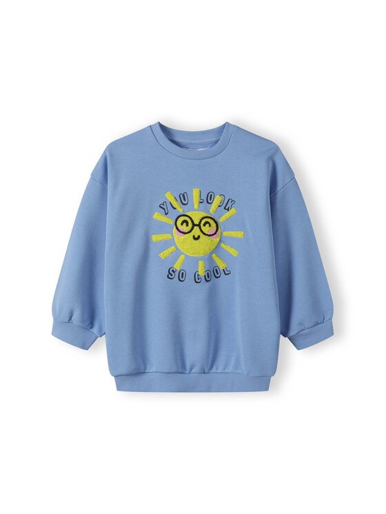 MINOTI MINOTI Bluza 22fleece14 Różowy Regular Fit