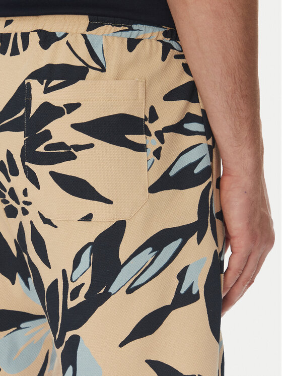 Only & Sons Only & Sons Шорти от плат Piero 22034086 Бежов Relaxed Fit