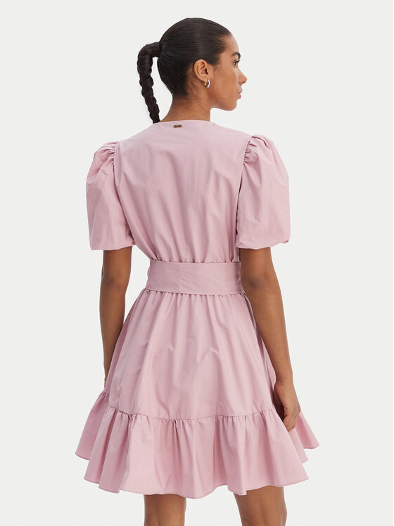 Fracomina Fracomina Abito da cocktail FY26SD1037W40001 Rosa Regular Fit