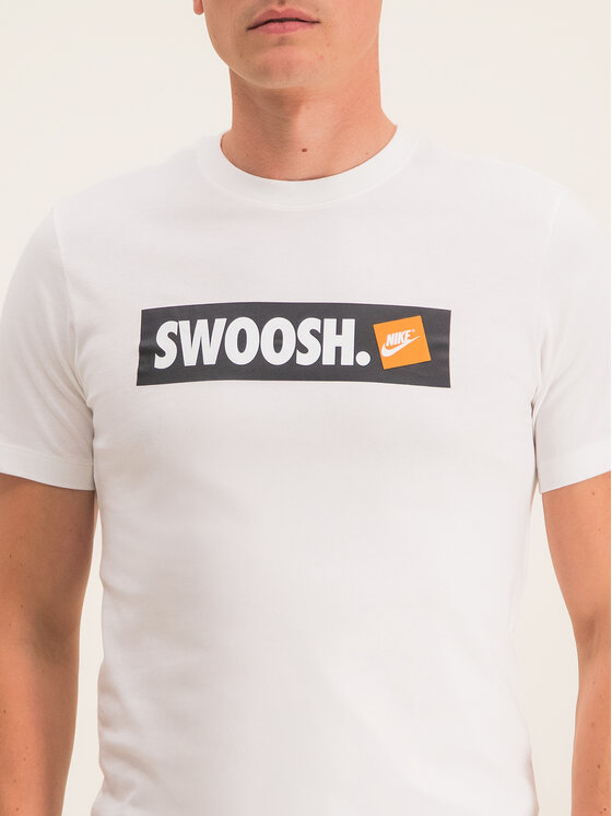 Nike Nike T-Shirt Nsw Swoosh AR5027 Weiß Regular Fit