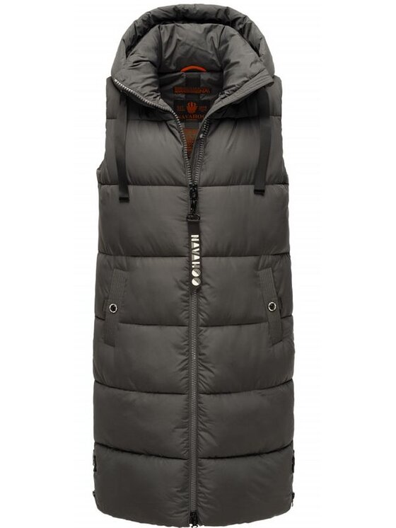 Navahoo Navahoo Bezrękawnik Schnuffelchen Czarny Casual Fit