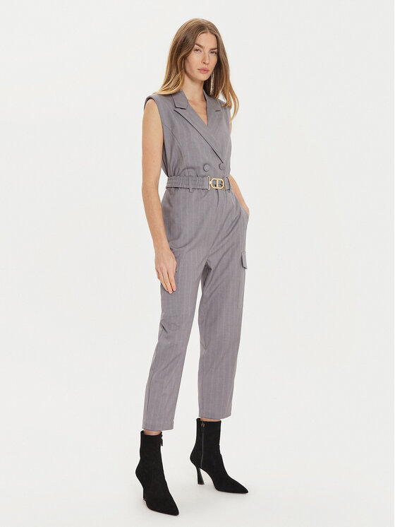 TWINSET TWINSET Kezeslábas 242TP2280 Szürke Regular Fit