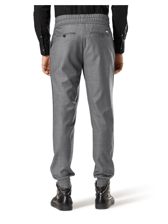 PHILIPP PLEIN PHILIPP PLEIN Pantaloni di tessuto 24987 Grigio Straight Fit
