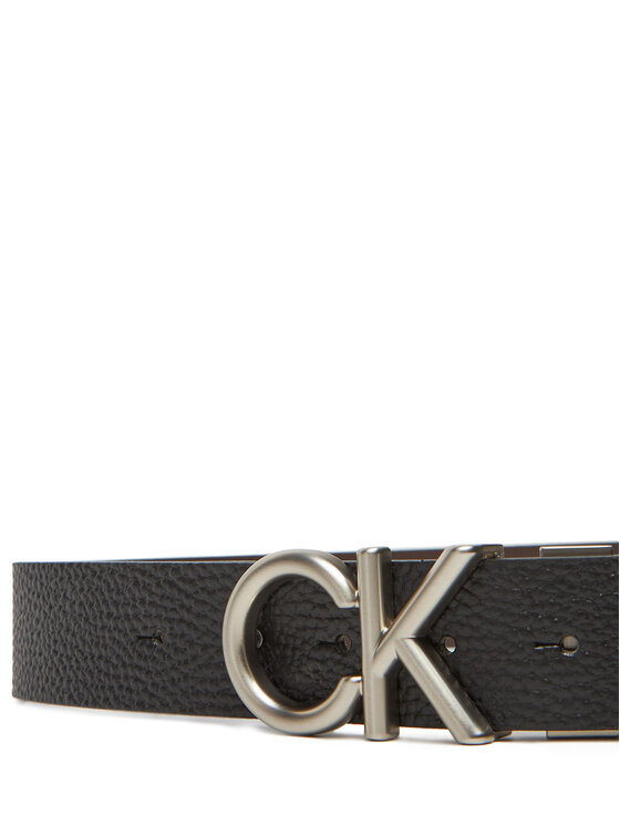 Calvin Klein Calvin Klein Ζώνη Ανδρική Ck Hallmark Logo 35Mm Adj/Rev LV04D7034G Μαύρο