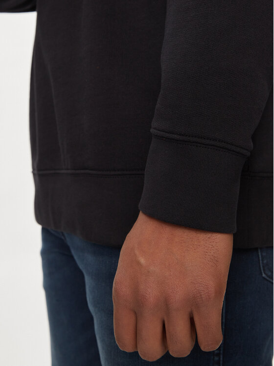 Wrangler Wrangler Bluza Sign Off 112350535 Czarny Regular Fit