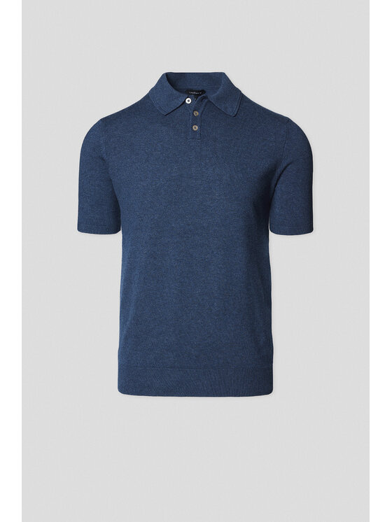 Lancerto Lancerto Polo Nils PO073125000053 Granatowy Regular Fit