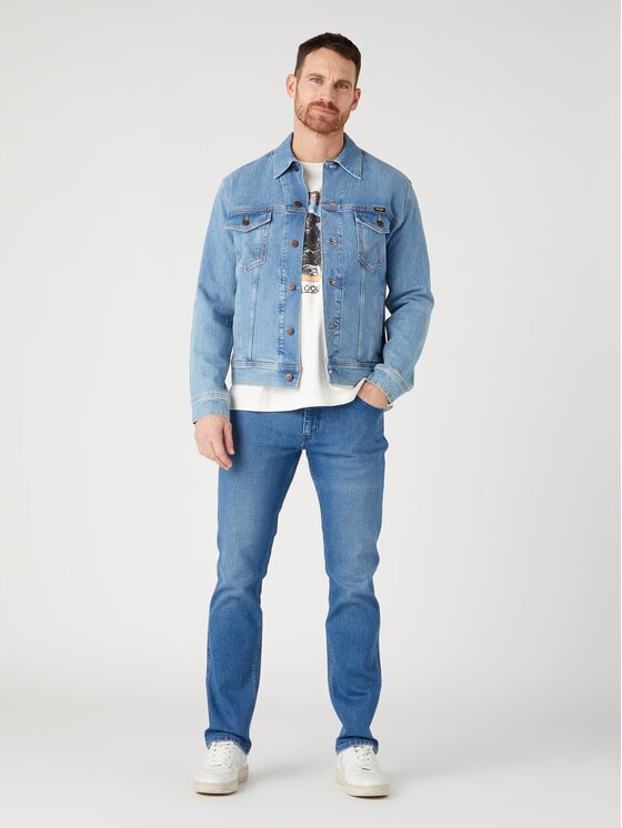 Wrangler Wrangler Jeansy GREENSBORO Niebieski Straight Leg